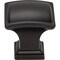 Jeffrey Alexander 1-1/4" Overall Length Matte Black Square Annadale Cabinet Knob 435MB - alternate 8